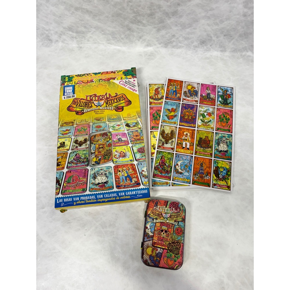 Remedios Magicos Loteria de Valores Mexicanos Bingo Game Mexico City Shark Tank